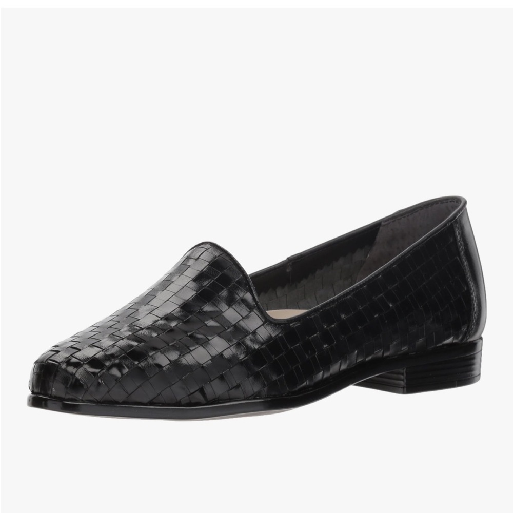 Trotters, Black Woven Loafers, Size 8.5N, Upper Leather In Perfect Condition - Picture 5 of 5